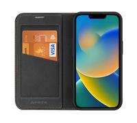 Dux Ducis Skin X2 Housse pour iPhone 14 Housse avec rabat magnétique noir