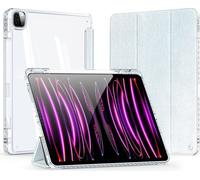 Dux Ducis - Tablet hoes geschikt voor Apple iPad Air 12.9 (2024) - Unid Tri-fold Case - Met Pencilhouder en Auto/Wake Functie - Blauw
