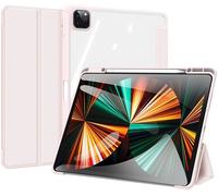 Dux Ducis Toby Armored Flip Smart Case für iPad Pro 12.9 '' 2021 mit Apple Pencil Holder Pink