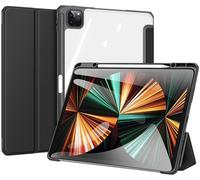 Dux Ducis Toby Armored Flip Smart Case für iPad Pro 12.9 '' 2021 mit Apple Pencil Holder Schwarz