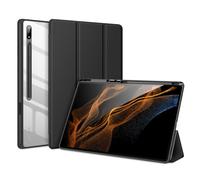 Dux Ducis Toby Armored Flip Smart Case pour Samsung Galaxy Tab S8 Ultra avec porte-stylo Noir