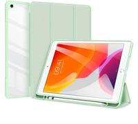Dux Ducis Toby Eco-Leather Tablet Case Cover Cover pour iPad 7/8 10.2" avec fonction Smart-Sleep Wake-Up Pen Holder Housse de protection en vert