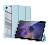 Dux Ducis Toby Eco-Leather Tablet Case Cover Cover pour Samsung Galaxy Tab A8 2021 10.5" avec fonction Smart-Sleep Wake-Up Pen Holder Housse de protection bleue