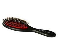 Dux Master of Hair Cushion Brush 7 Rows Mix Natural Bristles et polyamide Black Handle FSC 100%, 1 pièce