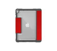 dux Plus Duo - Etui à rabat pour tablette - robuste - polycarbonate, polyuréthanne thermoplastique (TPU) - rouge - universitaire - pour Apple