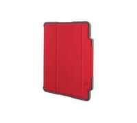dux plus - Education Edition - étui à rabat pour tablette - polycarbonate, polyuréthanne thermoplastique (TPU) - rouge - 11" - pour Apple 11-inch