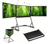 DUXMM Écran Pliable Full HD 1080p, Triple écran Plug-Play Type-C/HDMI/USB-C, Format 16:9, idéal pour Les Jeux, Le Travail et Le multitâche, léger et Facile à Transporter, Compatible Windows, MacBook