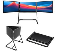 DUXMM Extension d'écran Triple pour Ordinateur Portable 15,6" 1080p IPS, Moniteur Pro Max, Moniteur Portable avec USB-C et HDMI, Rotation à 360°,Compatible avec Windows et macOS