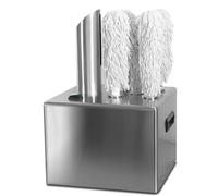 DUXMM Polisseuse à Verres rotative, polisseuse électrique pour Verres à vin, séchage instantané, séchage à air Chaud à 60 °C, Convient aux Verres à Champagne et aux Coupes à bière, idéale FiveHeads