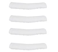 DuxuMmade Lot de 4 brosses de rechange en microfibre pour lave-vitres, recharge en coton très absorbant, pour manche d'extension de 35 cm