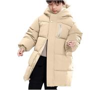 duxyoz Manteau d'hiver matelassé doudoune avec capuche pour enfants garçons et filles - Combinaison de neige isolante et chaude - Parkas pour enfants adolescents - Manteaux à capuche thermiques