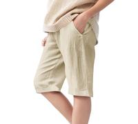 duxyoz Pantalon large pour fille - Doux et confortable - Respirant - Taille élastique - Longueur genou - Style décontracté - Couleur unie - Pantalon baggy - Streetwear - Coupe ample - Pantalon de