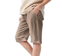 duxyoz Pantalon large pour fille - Doux et confortable - Respirant - Taille élastique - Longueur genou - Style décontracté - Couleur unie - Pantalon baggy - Streetwear - Coupe ample - Pantalon de