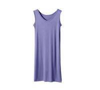 duxyoz Robes de nuit pour femmes - Chemises de nuit sans manches - Nuits de luxe - Tissu doux - Nuits décontractées - Pyjamas - Vêtements de nuit confortables - Nuits de taille plus - Chemises de nuit