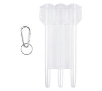 Duyeuau Boîte à fléchettes pour accessoires d'extérieur, valises, accessoires, boîte de rangement pour fléchettes portable pour l'extérieur, blanc
