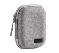 Duyeuau Boîte de rangement pour appareils photo en tissu Oxford imperméable pour accessoires d'appareil photo et voyage, oxford grey, 12*9*4cm