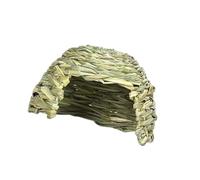 Duyeuau Cavia Procellus Maison en paille naturelle tissée à la main pour petits animaux pour hamster et hérisson