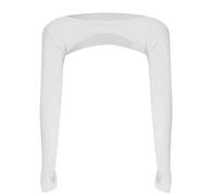 Duyeuau Châle respirant anti-soleil UPF50+ pour randonnée, gym, utilisation par tous les temps, blanc, Taille unique