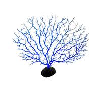 Duyeuau Décorations artificielles en forme de branche pour aquarium, paysage, éventail, corail, décoration d'aquarium