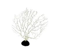 Duyeuau Décorations artificielles en forme de branche pour aquarium, paysage, éventail, corail, décoration d'aquarium