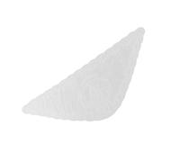Duyeuau Écharpe triangulaire classique catholique avec coutures délicates pour les rassemblements de prière et accessoires de mode Écharpe tendance unique, blanc, Taille unique