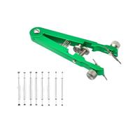 Duyeuau Ensemble complet d'outils de pince à ressort comprenant 8 broches en acier inoxydable pour un réglage facile du bracelet, Vert, Length 10cm