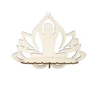 Duyeuau Étagère murale en bois artistique en forme de figure humaine pour décoration de chambre