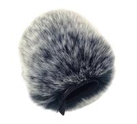 Duyeuau Housse de protection en fourrure synthétique pour microphone extérieur - Pour microphone PodMic