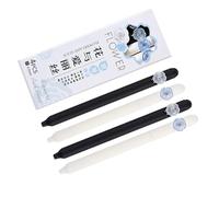 Duyeuau Lot de 4 stylos à encre gel papillon et fleur 0,5 mm à séchage rapide pour l'école et le bureau
