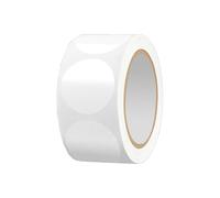 Duyeuau Lot de 500 étiquettes autocollantes rondes en PVC transparent pour enveloppes et envois