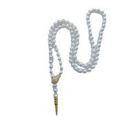 Duyeuau Luxueux collier longueur réglable longue pull chaîne imitation perles ras du cou accessoires tendance femme