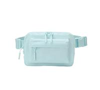 Duyeuau Petit sac banane pour homme et femme avec sangle réglable résistant à l'eau, bleu glace, 20*14cm, Valise