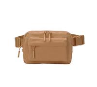 Duyeuau Petit sac banane pour homme et femme avec sangle réglable résistant à l'eau, marron clair, 20*14cm, Valise