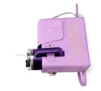 Duyeuau Porte-gobelet fonctionnel en cuir synthétique avec compartiment spacieux pour différentes tailles de bouteilles, organisateur de tasse à café réutilisable, violet, Beauté de masse