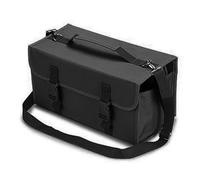Duyeuau Porte-marqueurs pour 120 marqueurs - Multifonctionnel - Fermeture éclair - Sac de transport avec bandoulière, Noir , 31x12x17cm