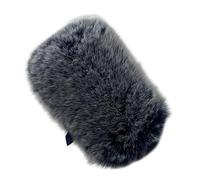 Duyeuau Protection contre le vent en fourrure synthétique douce pour microphone Quadcasts - Housse coupe-vent pour améliorer la réduction du bruit
