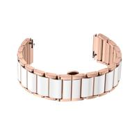 Duyeuau Rossini Bracelet de montre en métal réglable à libération rapide, Size About. 177x18mm/6.96x0.7in, Métal