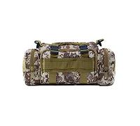 Duyeuau Sac banane multicouche étanche de grande capacité pour camping, pêche, sac fourre-tout multifonction, Couleur numérique du désert, 30*18*8cm, Valise