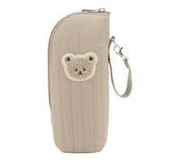 Duyeuau Sac isotherme pour biberon avec couche en aluminium pour poussettes suspendues et voyage en plein air Pratique multifonction, marron