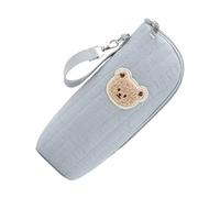 Duyeuau Sac isotherme pour biberon avec couche en aluminium pour poussettes suspendues et voyage en plein air Pratique multifonction, bleu