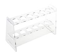 Duyeuau Support de tube à essai en acrylique transparent pour centrifugeuse pour test de laboratoire