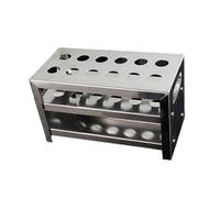 Duyeuau Support de tube à essai en alliage d'aluminium pour centrifugeuse - Présentoir de laboratoire pour test en laboratoire