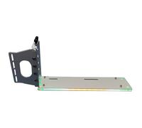 Duyeuau Support vertical pour carte graphique PCIe GPU pour boîtier avec LED 12 V RVB 4 broches
