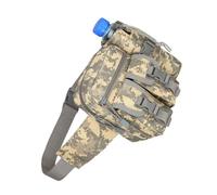 Duyeuau Tacticals Sac banane multifonctionnel Sac de pêche en plein air avec porte-bouteille d'eau pour le cyclisme, ACU., 8.19x8.58in, Valise