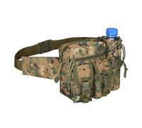 Duyeuau Tacticals Sac banane multifonctionnel Sac de pêche en plein air avec porte-bouteille d'eau pour le cyclisme, Buissons, 8.19x8.58in, Valise