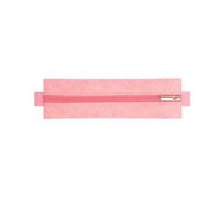 Duyeuau Trousse à crayons avec boucle élastique - Porte-crayons portable - Pochette simple pour stylo plume - Protection pour l'école, rose, Size about 19x5.5cm/7.48x2.17