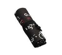 Duyeuau Trousse à crayons enroulable en toile avec 12/24/36/48/72 trous, 48 trous, 20x58cm