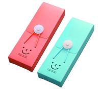 Duyeuau Trousse à crayons pour fournitures scolaires - Pratique - Pour artistes et étudiants, Vert et rouge