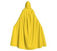 DUYKIMQW Cape à capuche avec imprimé tournesol jaune - Cape médiévale et cosplay, parfaite pour Halloween, robe à capuche Renaissance, noir