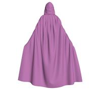 DUYKIMQW Cape à capuche imprimée couleur orchidée, cape médiévale et cosplay, parfaite pour les tenues de fête d'Halloween, peignoir à capuche Renaissance, noir